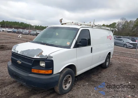 2010 Chevrolet Express 2500 Work Van z USA, uszkodzony, nr VIN 1GCZGFAA3A1172676